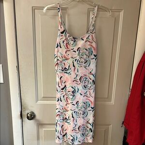 Athleta Cream Sheath Midi Dress for Resort Wear